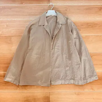 레어 스다 마사키 착용 AURALEE 울 실크 트로피컬 셔츠 자켓