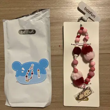 중국 한정 리락쿠마 코리락쿠마 스마트폰 참 키링