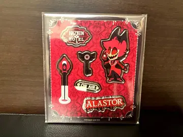 해즈빈 호텔 스마일 베이스 카페 아크릴 플레이크 세트 알래스터