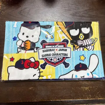 미개봉 새상품 사무라이 재팬 산리오 페이스 타월