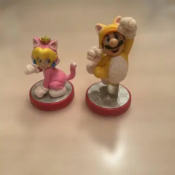 마리오 피치 고양이 코스튬 피규어 세트