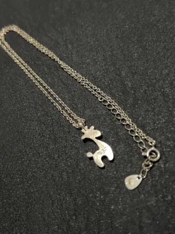 DEEPS 144 프랑스제 기린 목걸이 925 약 5g 나