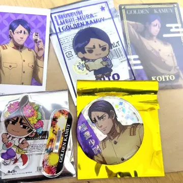 골든 카무이 코이토 소위 혜택 아크릴 스탠드 캔뱃지 PLAZA 묶음 판매