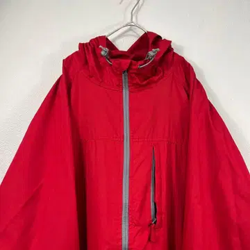 USA 구제 의류 랜즈엔드 lands'end 나일론 자켓 후드티 빨간색