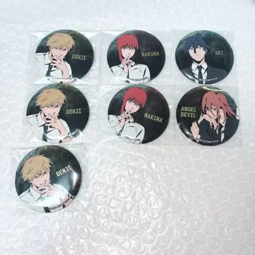 체인소 맨 금박 금박 캔뱃지 마키마 덴지 아키 천사의 악마