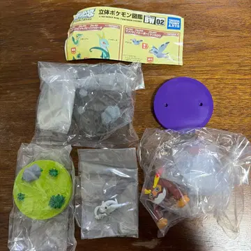 포켓몬 피규어 입체포켓몬도감 베스트위시 BW02 3종 세트
