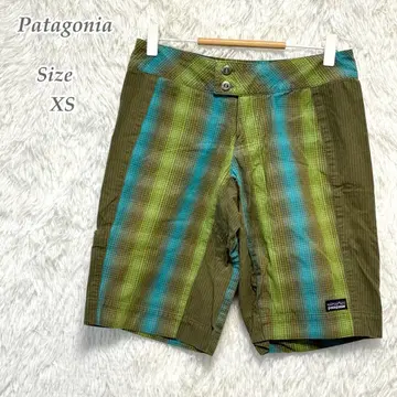 patagonia 하프 팬츠 체크 무늬 XS 사이즈 아웃도어 여성용