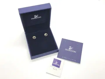 스와로브스키 Swarovski 귀걸이 크리스탈 큐빅 골드 계열