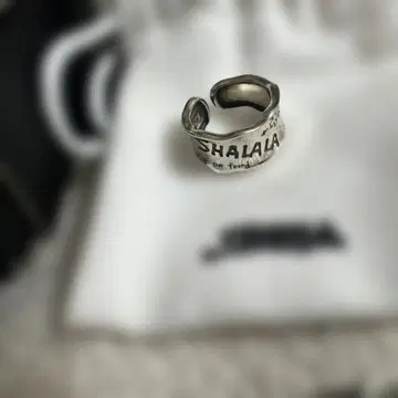 NCT 127 태용 SHA LA LA 실버 925 반지