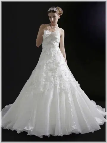 화이트 웨딩 드레스 EP-101