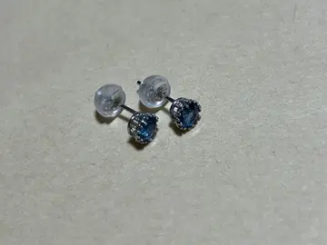 TSUTSUMI K10 런던 블루 토파즈 귀걸이