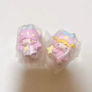 리틀트윈스타 키키라라 시크릿 키링 별하늘의 엔젤 2개