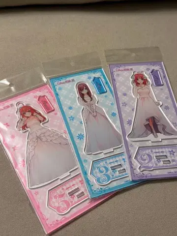 5등분의 신부전 아크릴 스탠드 나카노 니노, 나카노 미쿠, 나카노 이츠키