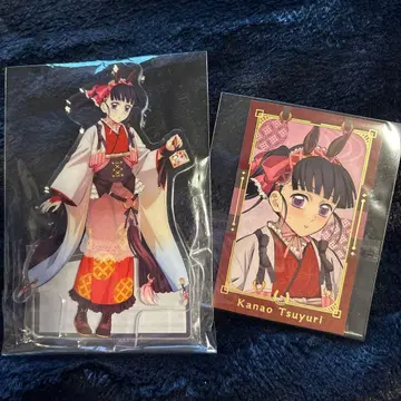 귀멸의 칼날 츠유리 카나오 경자년 아크릴 스탠드 포토 카드