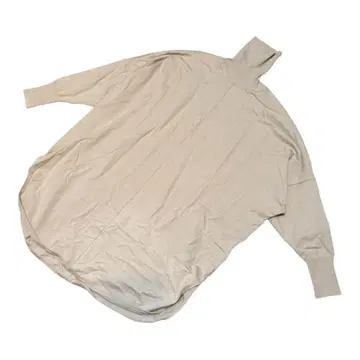 [ 새상품급 ] PINORE 터틀넥 셔츠 베이지