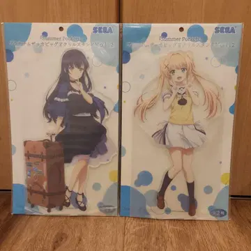 Summer Pockets 플래티넘 잡화 빅 아크릴 스탠드 2종 세트