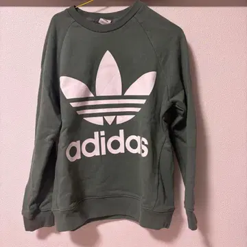 adidas 그린 로고 맨투맨