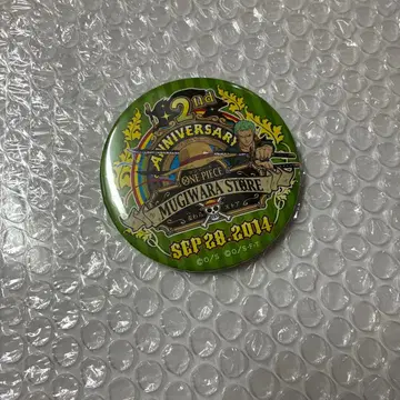 롤로노아 조로 2주년 기념 캔뱃지 2014 원피스 무기와라 스토어 한정판