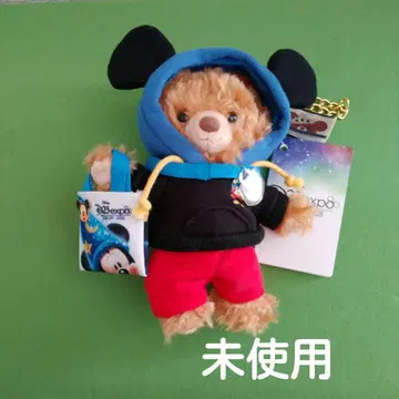 디즈니 엑스포 재팬 2018 인형 배지 모카 미사용 새상품