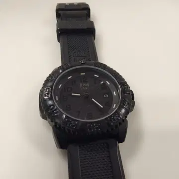 LUMINOX 루미녹스 블랙 러버 밴드 손목시계 정크
