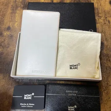 몽블랑 카드 케이스 화이트 박스 포함 긴자 본점 개런티