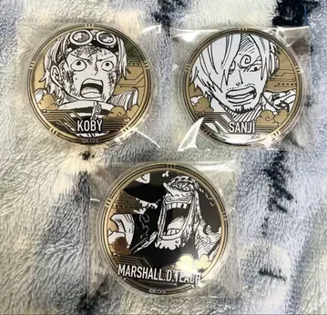 ONEPIECE 원피스 황금 캔뱃지 컬렉션 상디 코비 검은 수염