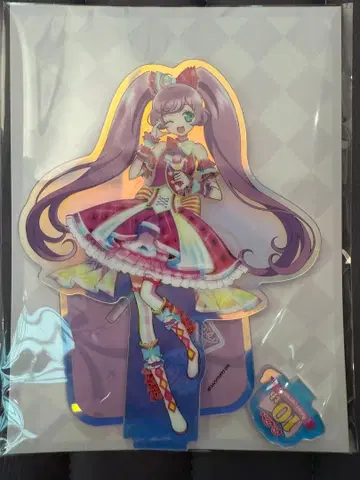 프리파라 한국 한정판 10주년 아크릴 스탠드 홀로그램 라라