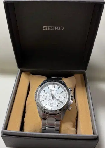 고품질 SEIKO SPIRIT SBTR009 남성용 손목시계