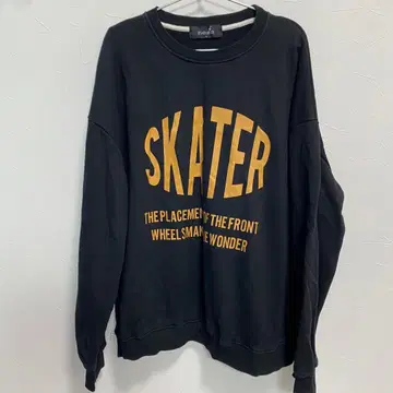 ness SKATER 맨투맨 L 사이즈 블랙