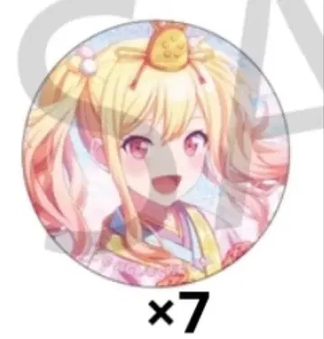 텐마 사키 글리터 캔뱃지 6c