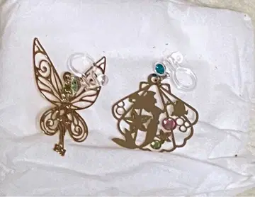 디즈니 팅커벨 아리엘 귀걸이 세트 판매