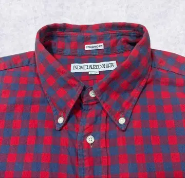 individualized shirts 인디비 체크 플란넬 셔츠 L