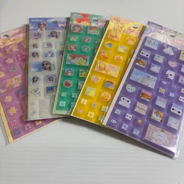 Disney 디즈니 타일씰 5종 라푼젤 푸우