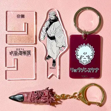 주술회전 양면 스쿠나 컬러 참 아크릴X 피규어 주술회전전