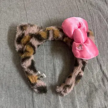 유니버설 머리띠 레오파드 무늬 키티