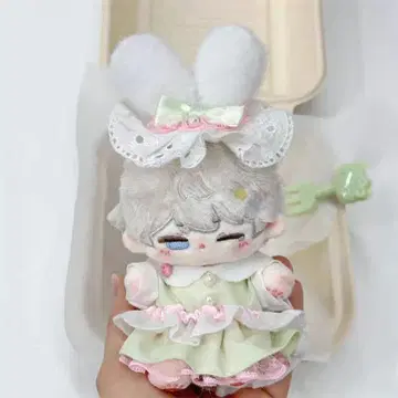 봉제 인형 10cm 의류 토끼 귀 목화 인형