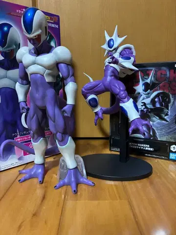 [ 2체 세트 ] 드래곤볼 피규어 쿠우라 제일복권 프라이스