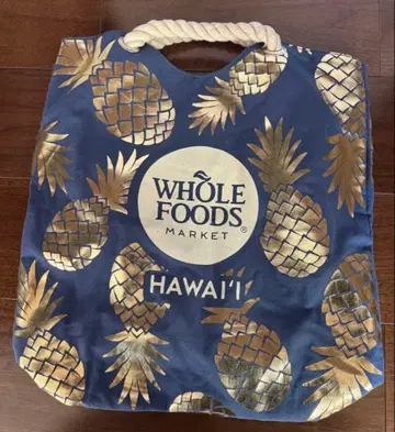 하와이 후즈 인기 파인애플 패턴 토트백 에코백 서브백