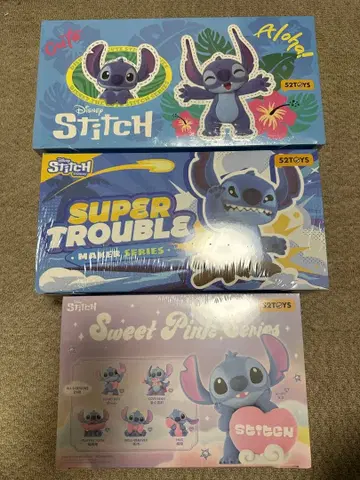 [미개봉 새상품] 52TOYS 스티치 24종 컴플리트
