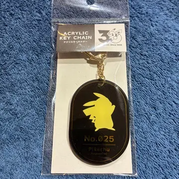 포켓몬 30주년 금박 아크릴 키링 실루엣 피카츄