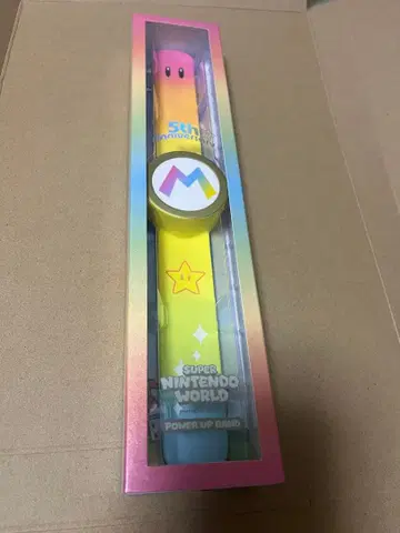USJ 한정판 새상품 5주년 파워업 밴드 닌텐도 월드 무적 마리오
