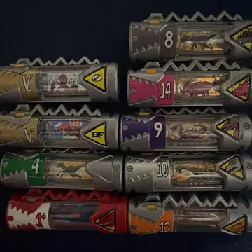 슈퍼전대 히어로 변신 아이템 8개 세트