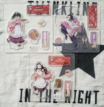 귀멸의 칼날 피자라 아크릴 스탠드 시노부 카나오 네즈코 아크릴 스탠드