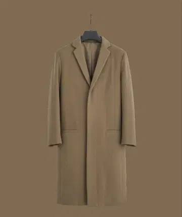 UNITED TOKYO 멜톤 체스터 코트 그레이쉬 베이지 2 M