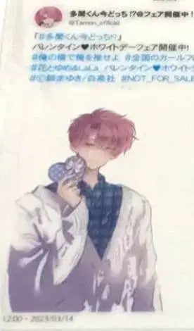 멜로북스 특전 타몬 군 지금 어느 쪽!? SNS풍 클리어 카드