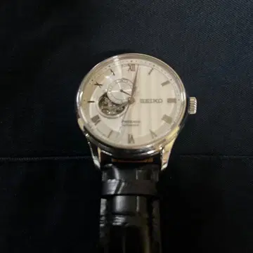 SEIKO 자동 와인딩 손목시계 화이트