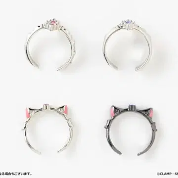 CLAMP 쵸비츠 온라인 복권 A상 반지 세트 2종