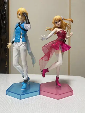 라운드원 한정판 최애의 아이 아쿠아 루비 피규어 세트