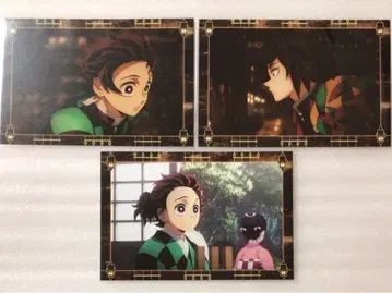 귀멸의 칼날 영수증 엽서 토미오카 기유 카마도 탄지로