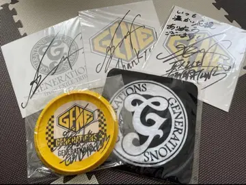 시라하마 아란 친필 사인 프리스비